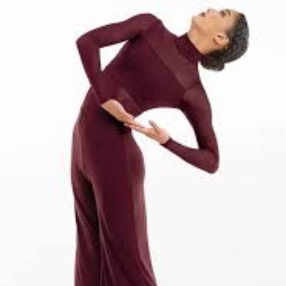 Balera Culotte Unitard with Mesh - Picture 1 of 9